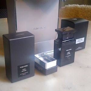 Tom Ford Bottle, Bag, and Boxes